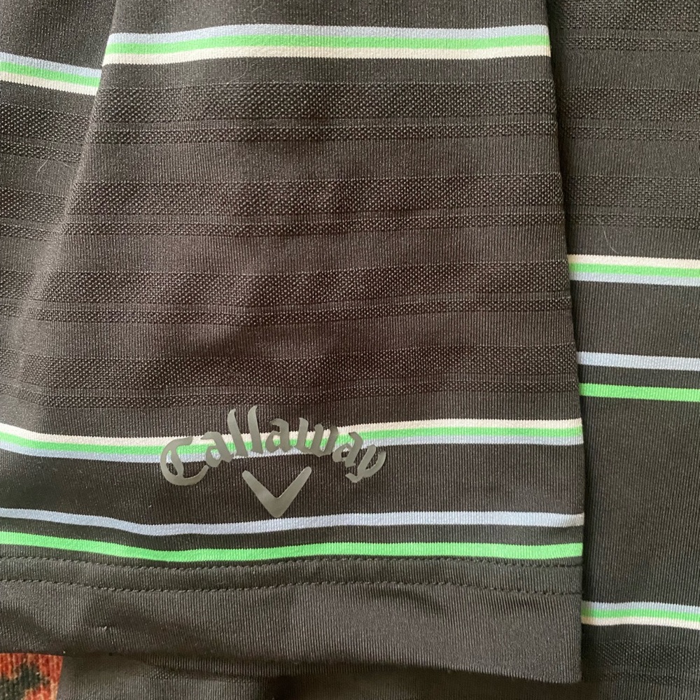 Callaway Black Striped Golf Polo - Picture 4 of 5
